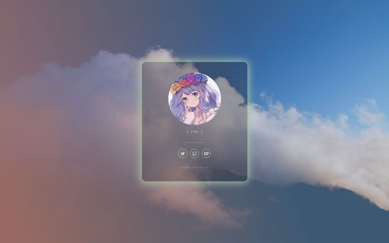 Carrd profile picture for @cellist